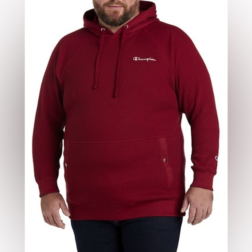 CHAMPION WAFFLE KNIT HOODIE
